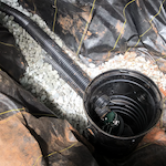 French Drain Example Picture